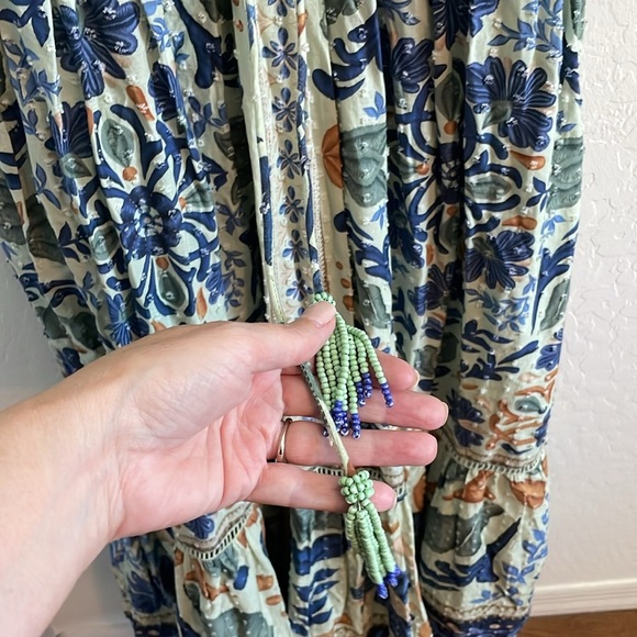 FARM Rio Ocean Tapestry Midi Dress- SM - Picture 8 of 12